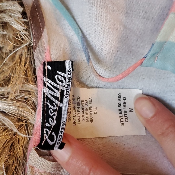 Y2K pastel striped faux wrap prom dress - Picture 6 of 13